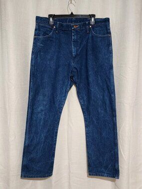Wrangler Men's Jeans Western Cowboy Cut 13MWZ Blue Size 38x30